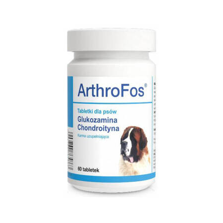DOLFOS ArthroFos Glukozamina Chondroityna Na Stawy Dla Psów 60 Tabletek