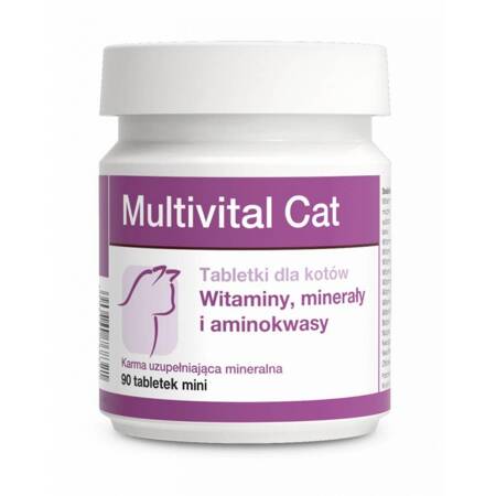 Dolfos Multivital Cat Tabletki Dla Kota Zestaw Witamin 90szt.