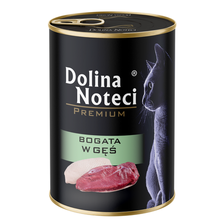 Dolina Noteci Premium 400g Mokra Karma Dla Kota Bogata w Gęś