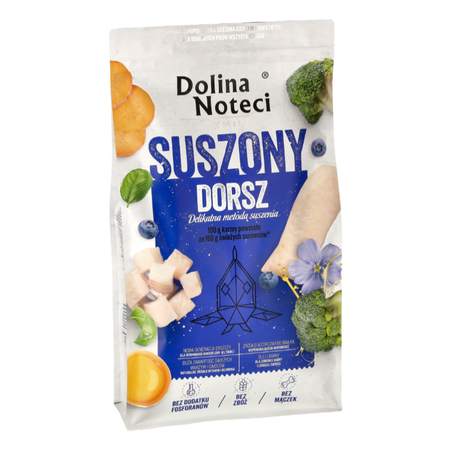 Dolina Noteci Premium Suszona Karma Z Dorszem 9kg Dla Dorosłych Psów Wszystkich Ras