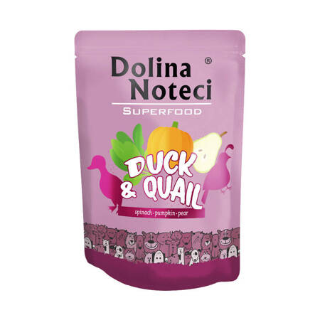 Dolina Noteci Superfood Mokra Karma Dla Psa Kaczka Z Przepiórką 300g