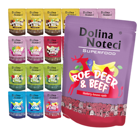 Dolina Noteci Superfood Mokra Karma Dla Psa Mix Smaków 24x300g