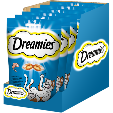 Dreamies z Wybornym Łososiem 6x60g (360g) Przysmaki dla kota