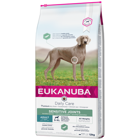 EUKANUBA Adult Daily Care Sensitive Joints 12kg Sucha Karma Dla Dorosłych Psów Wszystkich Ras z Wrażliwymi Stawami