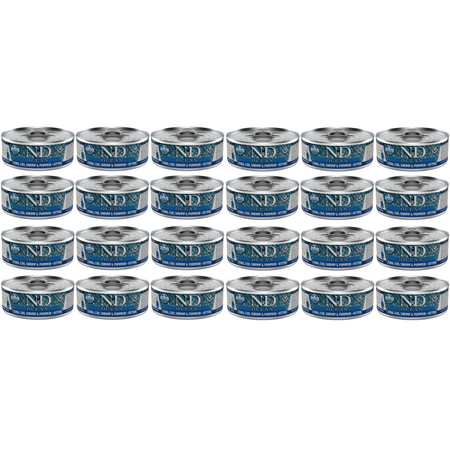 Farmina Cat Ocean Tuna, Tuńczyk, łosoś Karma dla Kociąt Zestaw 24x80g