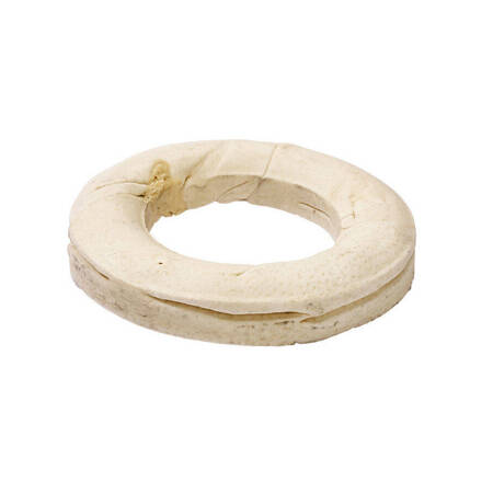 MACED Ring Biały Prasowany Gryzak Przysmak Dla Psa 13 cm