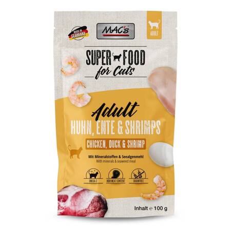 MAC's Cat Mokra Karma Dla Kota Kurczak Kaczka Krewetki 100g