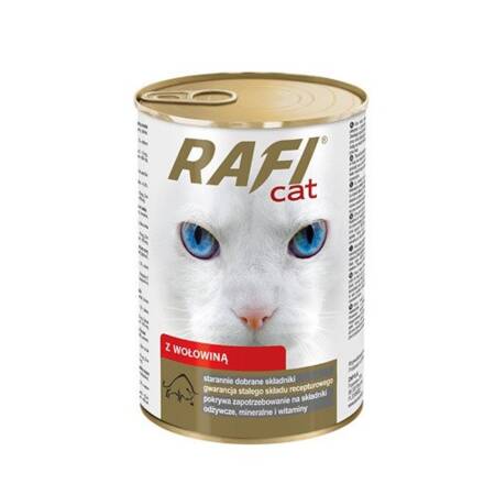 Mokra Karma dla Kota Rafi Cat z Wołowiną 415 g