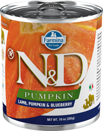 N&D Dog Lamb Pumpkin Blueberry  285g Psy dorosłe - jagnięcina, dynia i borówka