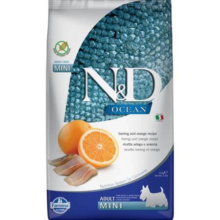 N&D Dog Ocean Herring Orange Adult Mini 2.5KG