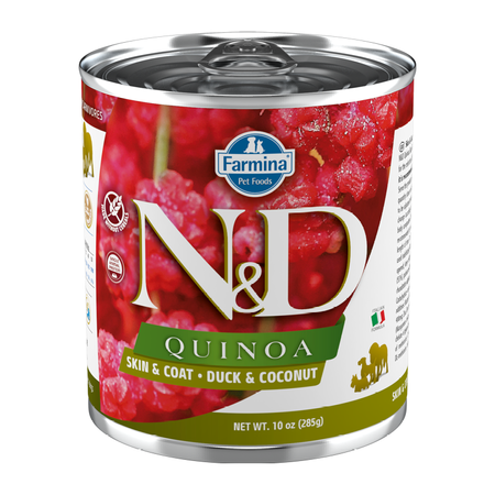 N&DDog Quinoa Duck Coconut 285g Mokra Karma Dla Psa Skóra I Sierść Kaczka Z Kokosem 