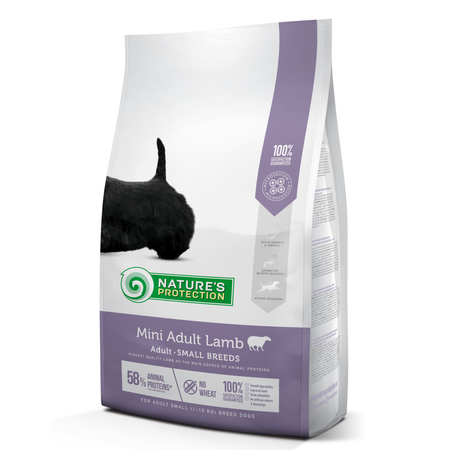 Nature's Protection Mini Adult Lamb Sucha Karma Dla Psów Małych Ras Z Jagnięciną 7,5kg