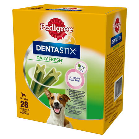 Pedigree DentaStix Daily Fresh Przysmak Gryzak Dentystyczny Dla Psów Małych Ras 28 szt