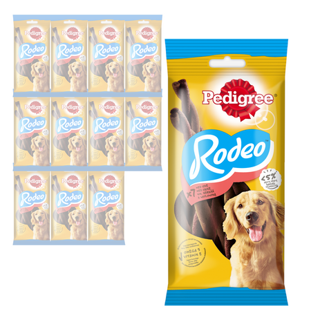 Pedigree Rodeo Sprężynki z Wołowiną 12x123g Przysmak Dla Psa