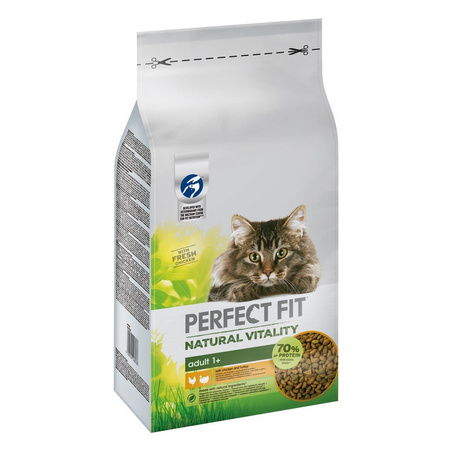 Perfect Fit Natural Vitality Sucha Karma Dla Kotów Z Kurczakiem I Indykiem 6kg