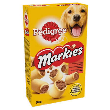 Przysmak Pedigree Markies 500g kruche ciasteczka z kością szpikową