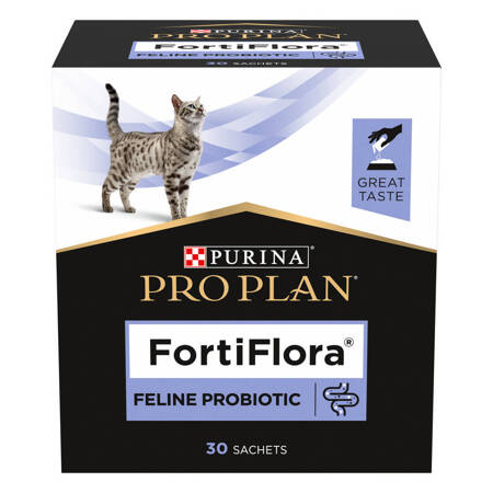 Purina Pro Plan Forti Flora Suplement Probiotyk Dla Kota 30x1g Równowaga Jelitowa