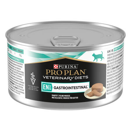 Purina Pro Plan Veterinary Diets EN Gastrointestinal Mokra Karma Dla Kota Mus 195g Zaburzenia Żołądkowo-Jelitowe