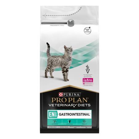 Purina Pro Plan Veterinary Diets Feline EN Gastrointestinal Sucha Karma Dla Kota 1,5kg Zaburzenia Żołądkowo-Jelitowe