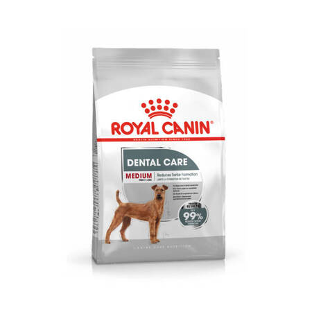 ROYAL CANIN CCN Medium Dental Care 10kg karma sucha dla psów dorosłych, ras średnich, redukująca powstawanie kamienia nazębnego