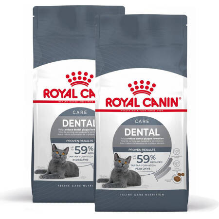 ROYAL CANIN Dental 2x400g Karma Sucha Dla Kotów Dorosłych Redukująca Odkładanie Kamienia Nazębnego