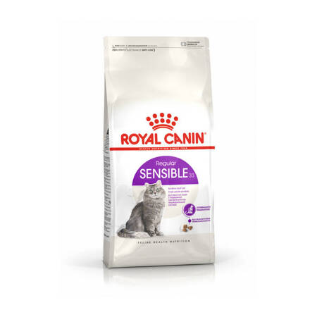 ROYAL CANIN FHN Sensible33 Adult 2kg sucha karma dla dorosłych kotów z wrażliwym układem pokarmowym