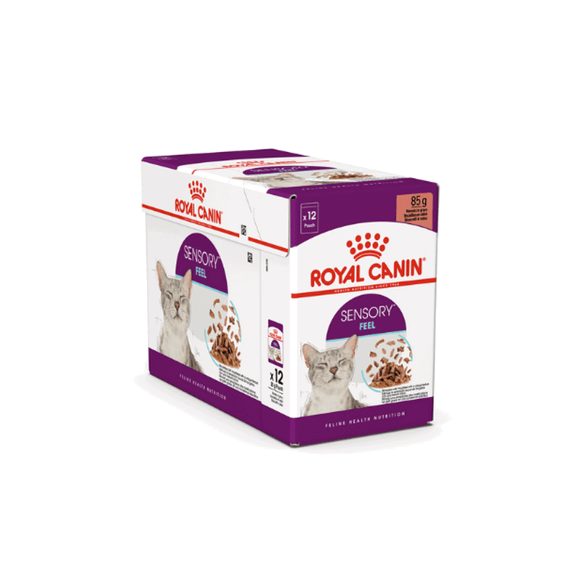 ROYAL CANIN Sensory Feel Gravy Zestaw 12x85g Mokra Karma Dla Kotów Wybrednych