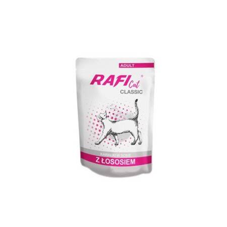 Rafi Classic Mokra Karma dla Kota Rafi Cat Adult z Łososiem Saszetka 85 g