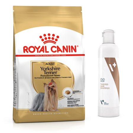 Royal Canin Adult Yorkshire Terrier 3kg Sucha Karma Dla Psa + Szampon VetExpert 250ml