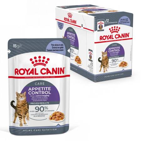 Royal Canin Appetite Control Care Karma Mokra W Galaretce Dla Kotów Domagających Się Jedzenia 12x85g