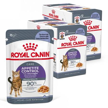 Royal Canin Appetite Control Care Karma Mokra W Galaretce Dla Kotów Domagających Się Jedzenia 24x85g
