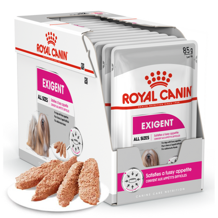Royal Canin CCN Exigent Karma Mokra Pasztet Dla Psów Dorosłych Wybrednych 12x85g
