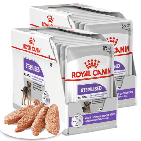 Royal Canin CCN Sterilised 24x85g Karma Mokra Pasztet Dla Psów Dorosłych Sterylizowanych