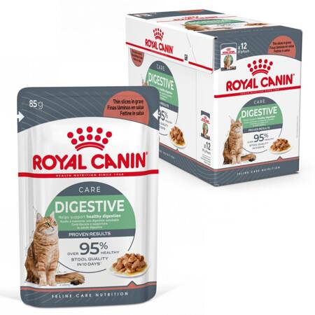 Royal Canin Digest Sensitive 12x85g Mokra Karma Dla Kotów Dorosłych W Sosie Na Wrażliwy Przewód Pokarmowy