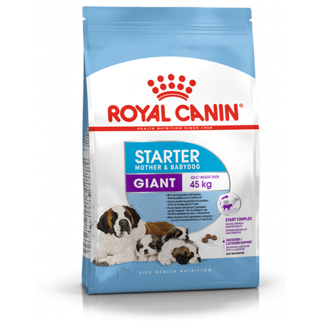 Royal Canin Giant Starter Mother & Babydog Karma Sucha Ras Olbrzymich 15kg Dla Suk W Czasie Ciąży, Laktacji I Szczeniąt