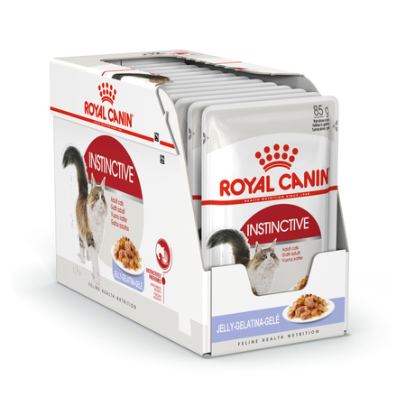 Royal Canin Instinctive FHN Karma Mokra W Galaretce Dla Kotów Dorosłych Wybrednych 12x85g