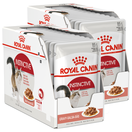 Royal Canin Instinctive FHN Karma Mokra W Sosie Dla Kotów Dorosłych, Wybrednych 24x85g