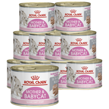 Royal Canin Mother & Babycat Instinctive Mousse Karma Mokra - Mus Dla Kociąt I Kotek Karmiących 12x195g