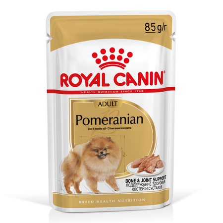 Royal Canin Pomeranian Adult Karma Mokra, Pasztet Dla Psów Dorosłych Rasy Szpic Miniaturowy 85g