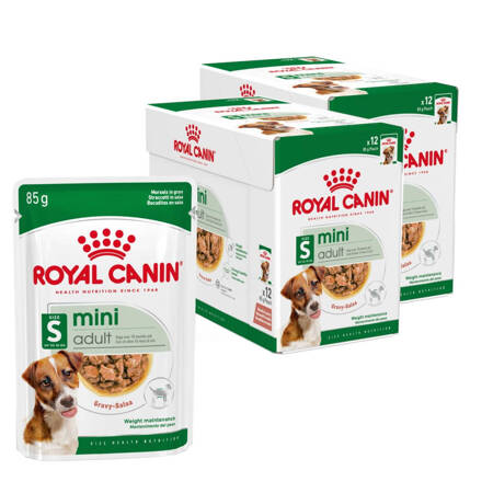 Royal Canin SHN Mini Adult 24x85g Karma Mokra W Sosie Dla Psów Dorosłych Ras Małych