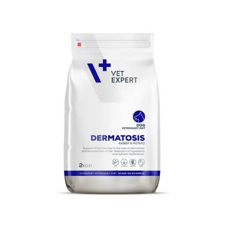 Sucha Karma Weterynaryjna Dla Psa Vet Expert Dermatosis Królik Z Ziemniakami 2kg