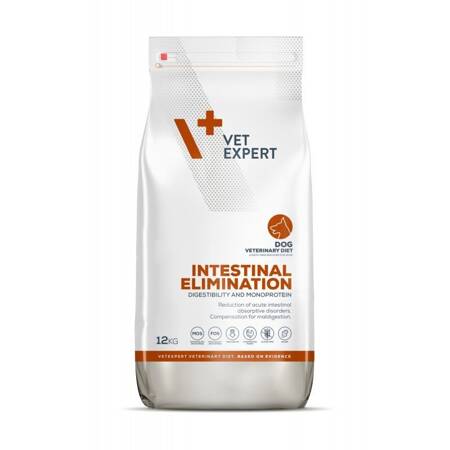 Sucha Karma Weterynaryjna Dla Psa Vet Expert Intestinal Elimination Indyk 12kg