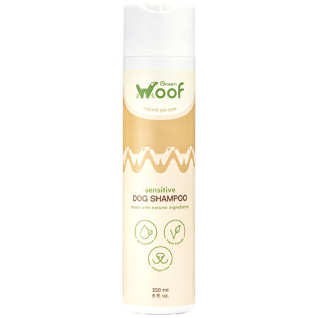 Szampon Dla Wrażliwych Psów Ekologiczny 250ml Green Woof Sensitive Dog Shampoo