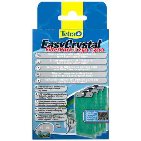 Tetra EasyCrystal Filter Pack C 250 300 Wkłady Do Filtrów z Węglem Aktywnym