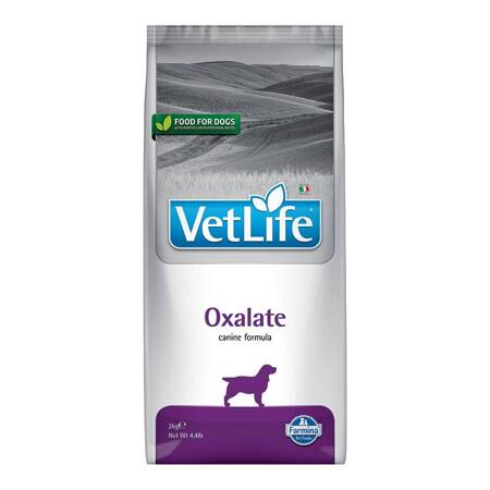 Vet Life OXALATE DOG 2kg karma sucha dla psa na Ograniczenie powstawania kamieni moczanowych