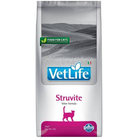 Vet Life STRUVITE CAT 2kg Sucha karma dla kota do Rozpuszczenia kamieni struwitowych 