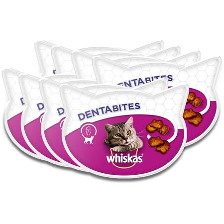 WHISKAS Dentabites 8x40g - dentystyczny przysmak dla kota
