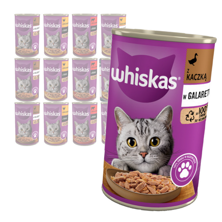 Whiskas Adult Mix Smaków Bez Ryb 12x400g Mokra Karma Dla Dorosłych Kotów