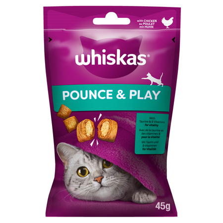 Whiskas Energia I Witalność Przysmak Dla Kota Ciastka Z Kurczakiem 2x45g