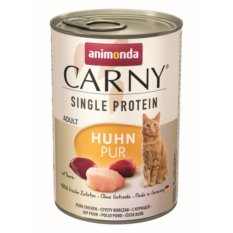 Animonda Carny Single Protein 400g Mokra Karma Dla Kota Czysty Kurczak